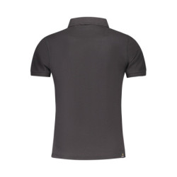 MILITARY ACADEMY BLACK MEN'S SHORT SLEEVE POLO