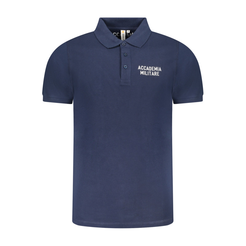 MILITARY ACADEMY MEN'S BLUE SHORT SLEEVE POLO