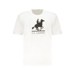 T-shirt blanc à manches courtes US GRAND pour homme