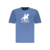 T-shirt à manches courtes bleu pour homme US GRAND