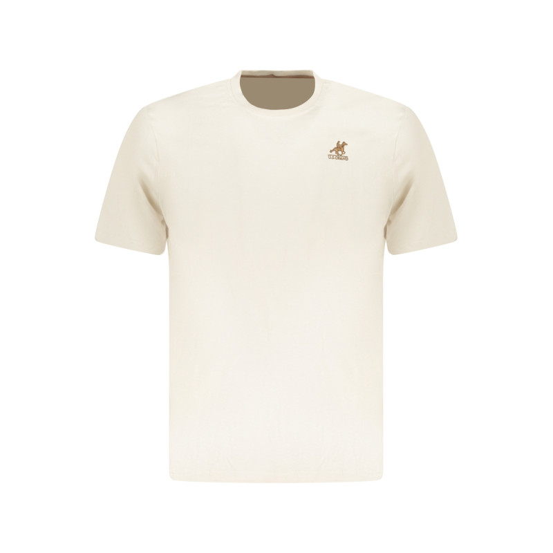 US GRAND MEN'S SHORT-SLEEVE T-SHIRT BEIGE