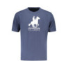 T-shirt à manches courtes bleu pour homme US GRAND