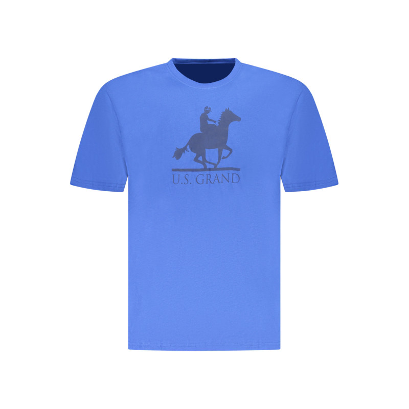 US GRAND MEN'S SHORT-SLEEVE T-SHIRT BLUE