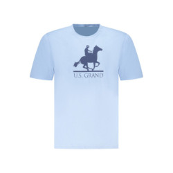 US GRAND MEN'S SHORT-SLEEVE T-SHIRT, BLUE