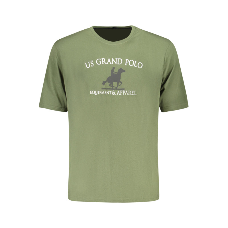T-shirt vert à manches courtes pour homme US GRAND