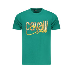 T-SHIRT À MANCHES COURTES CAVALLI CLASS HOMME VERT