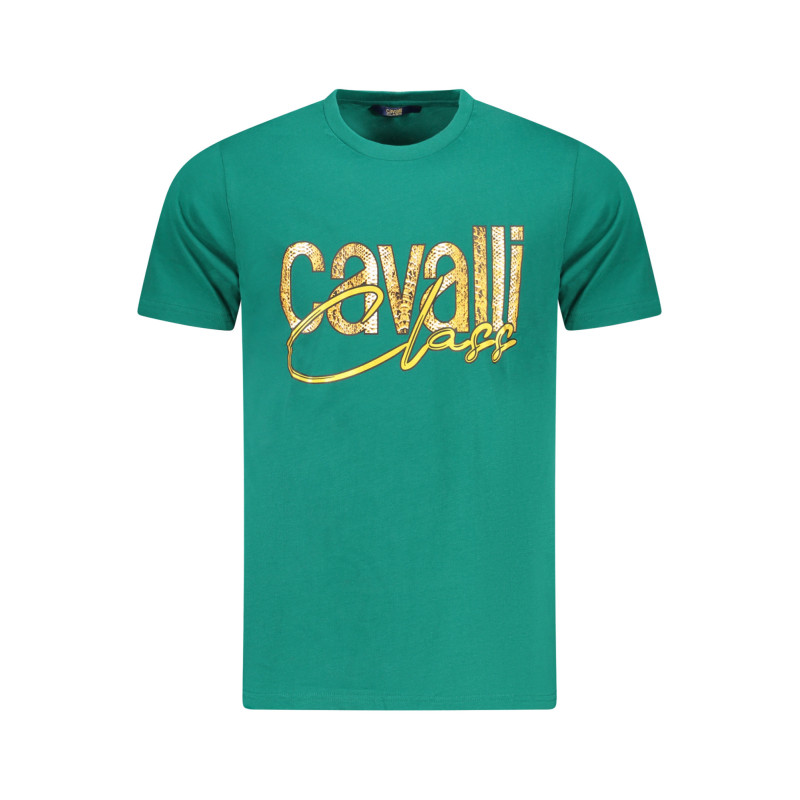 CAVALLI CLASS SHORT SLEEVE T-SHIRT MEN GREEN