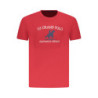 T-shirt rouge à manches courtes pour homme US GRAND