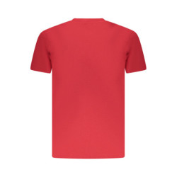 US GRAND MEN'S SHORT-SLEEVED RED T-SHIRT