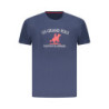 T-shirt à manches courtes bleu pour homme US GRAND
