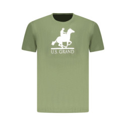 T-shirt vert à manches courtes pour homme US GRAND