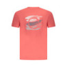 TRUSSARDI MEN'S SHORT SLEEVE T-SHIRT PINK