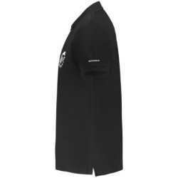 POLO HOMME À MANCHES COURTES TRUSSARDI NOIR