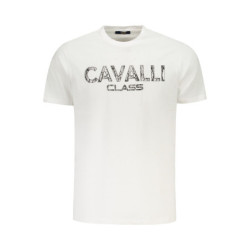 CAVALLI CLASS SHORT SLEEVE T-SHIRT MEN WHITE