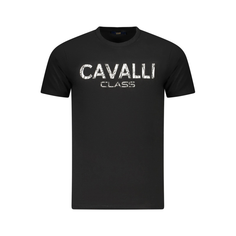 T-SHIRT À MANCHES COURTES CAVALLI CLASS HOMME NOIR