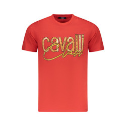 CAVALLI CLASS SHORT SLEEVE T-SHIRT MEN RED