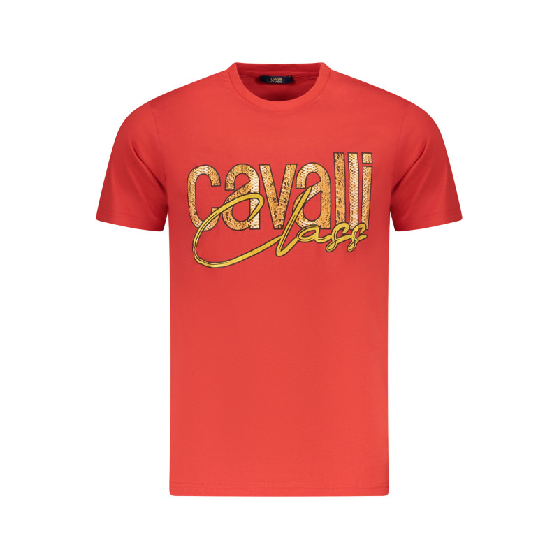 CAVALLI CLASS SHORT SLEEVE T-SHIRT MEN RED
