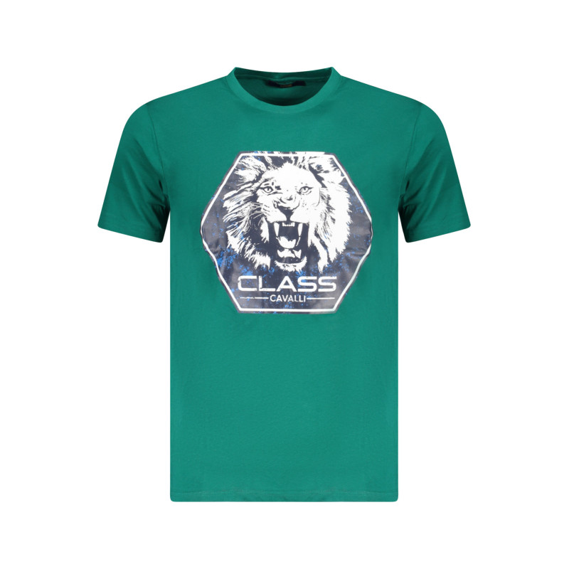 CAVALLI CLASS SHORT SLEEVE T-SHIRT MEN GREEN