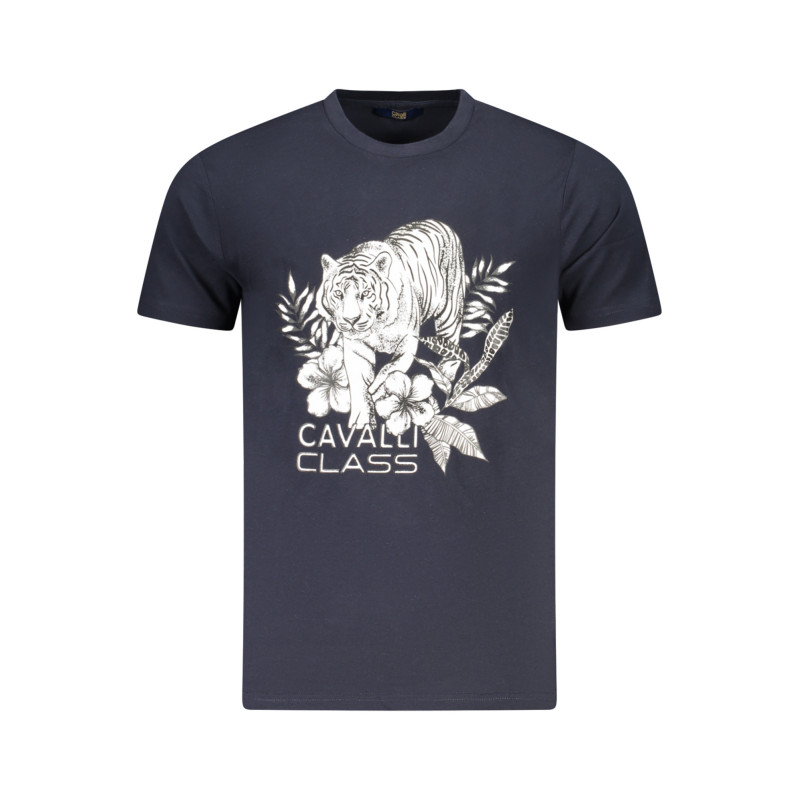 T-SHIRT À MANCHES COURTES CAVALLI CLASS HOMME BLEU
