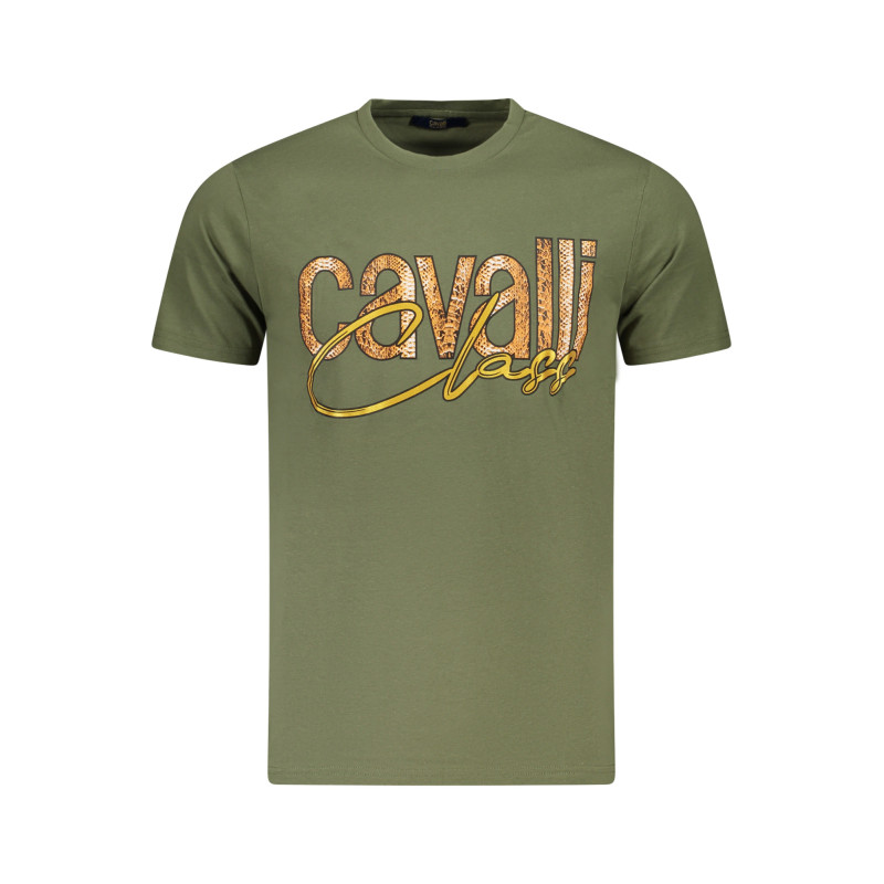 T-SHIRT À MANCHES COURTES CAVALLI CLASS HOMME VERT