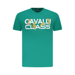CAVALLI CLASS SHORT SLEEVE T-SHIRT MEN GREEN
