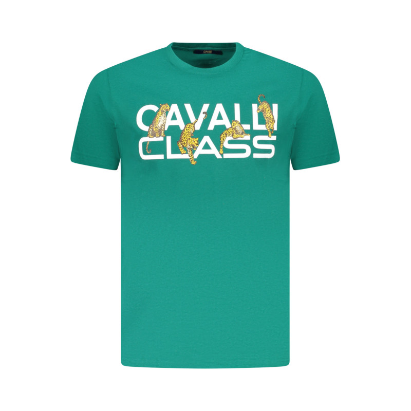 CAVALLI CLASS SHORT SLEEVE T-SHIRT MEN GREEN