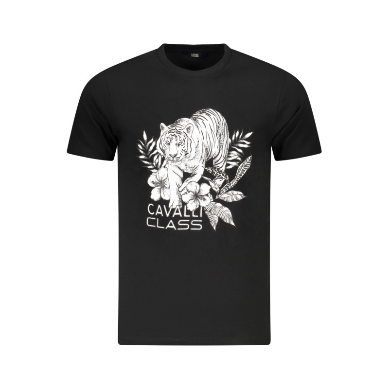 T-SHIRT À MANCHES COURTES CAVALLI CLASS HOMME NOIR