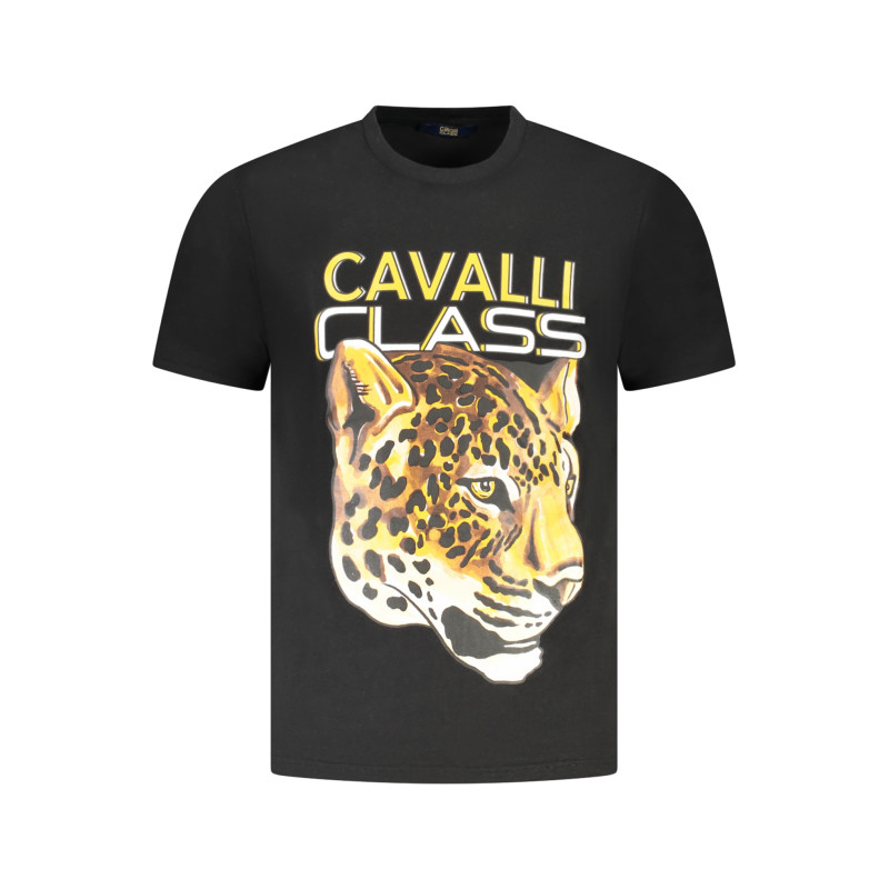 T-SHIRT À MANCHES COURTES CAVALLI CLASS HOMME NOIR