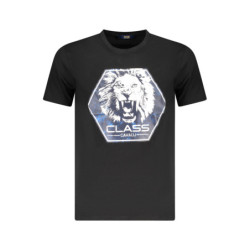 CAVALLI CLASS SHORT SLEEVE T-SHIRT MEN BLACK