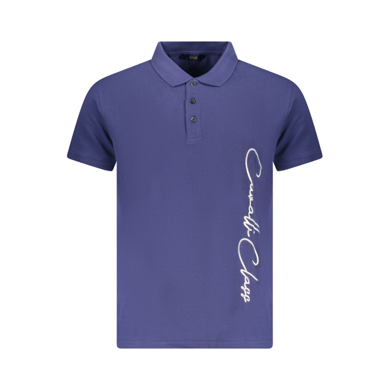 CAVALLI CLASS POLO SHORT SLEEVE MEN BLUE