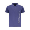 CAVALLI CLASS POLO MANCHES COURTES HOMME BLEU