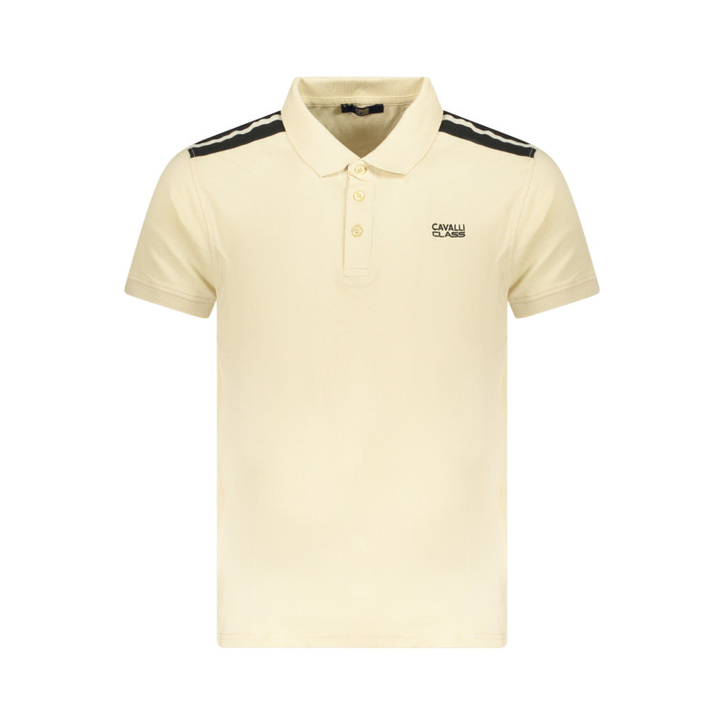 CAVALLI CLASS POLO MANCHES COURTES HOMME BEIGE