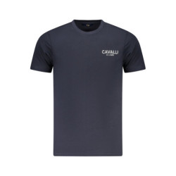 CAVALLI CLASS SHORT SLEEVE T-SHIRT MEN BLUE