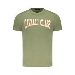 CAVALLI CLASS SHORT SLEEVE T-SHIRT MEN GREEN