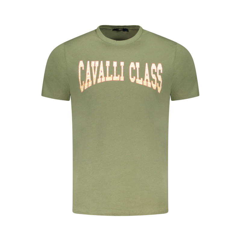 CAVALLI CLASS SHORT SLEEVE T-SHIRT MEN GREEN