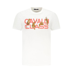 CAVALLI CLASS SHORT SLEEVE T-SHIRT MEN WHITE