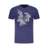 CAVALLI CLASS SHORT SLEEVE T-SHIRT MEN BLUE