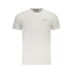 T-SHIRT À MANCHES COURTES CAVALLI CLASS HOMME BLANC