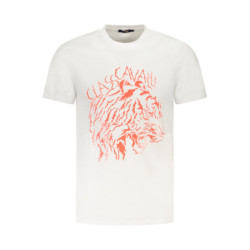 CAVALLI CLASS SHORT SLEEVE T-SHIRT MEN WHITE