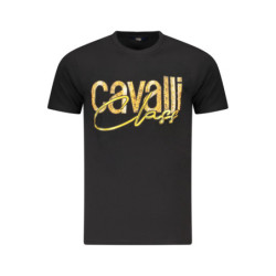CAVALLI CLASS SHORT SLEEVE T-SHIRT MEN BLACK