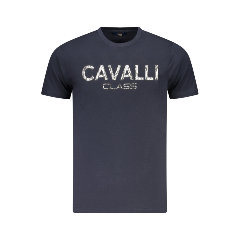 T-SHIRT À MANCHES COURTES CAVALLI CLASS HOMME BLEU