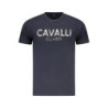 CAVALLI CLASS SHORT SLEEVE T-SHIRT MEN BLUE