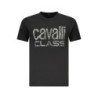 CAVALLI CLASS SHORT SLEEVE T-SHIRT MEN BLACK