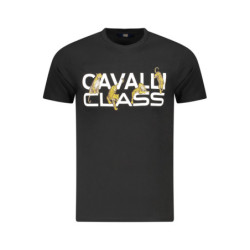 CAVALLI CLASS SHORT SLEEVE T-SHIRT MEN BLACK