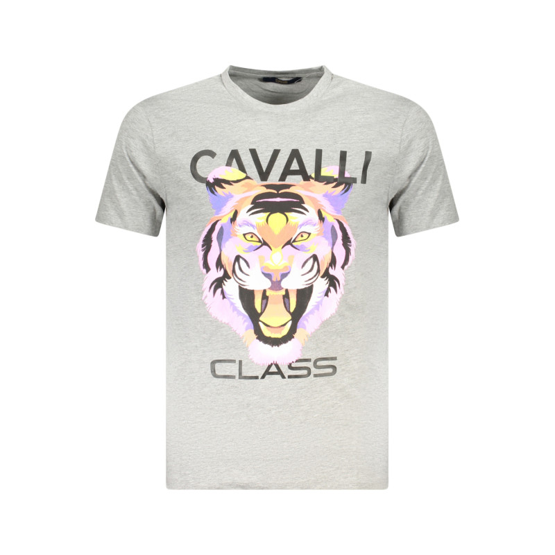 T-SHIRT À MANCHES COURTES CAVALLI CLASS HOMME GRIS