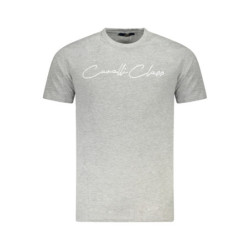 CAVALLI CLASS SHORT SLEEVE T-SHIRT MEN GREY