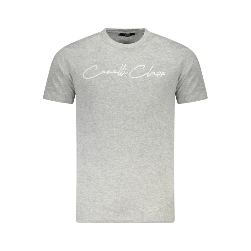 CAVALLI CLASS SHORT SLEEVE T-SHIRT MEN GREY