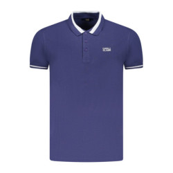 CAVALLI CLASS POLO SHORT SLEEVE MEN BLUE