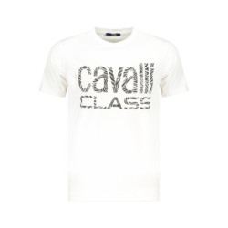 CAVALLI CLASS SHORT SLEEVE T-SHIRT MEN WHITE