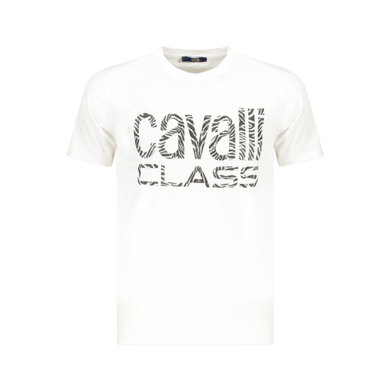 CAVALLI CLASS SHORT SLEEVE T-SHIRT MEN WHITE